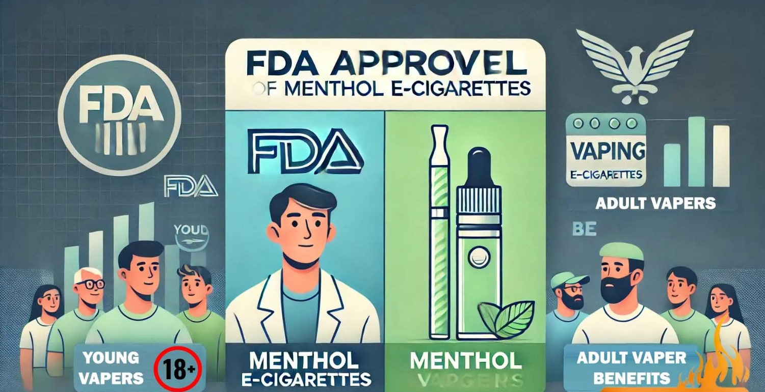 美國FDA許可電子煙合法的示意圖