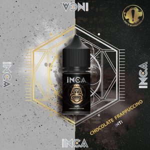 INCA 印加煙油 INTI 巧克力星冰樂風味瓶身設計，適用於補充式空倉與可換芯小煙設備
