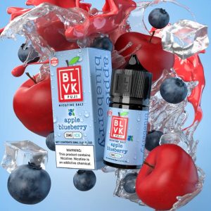 BLVK 蘋果藍莓冰煙油外觀、獨角獸雙果風味煙油瓶身展示