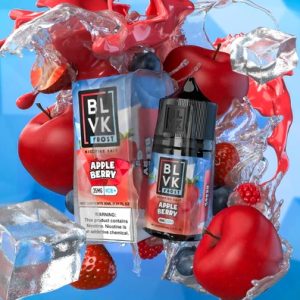 BLVK 草莓蘋果冰煙油瓶身