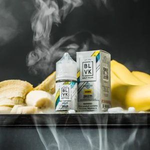 BLVK 香蕉冰煙油瓶身照、香蕉冰煙油口感介紹